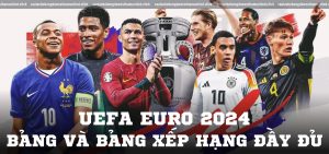 UEFA Euro 2024: Bảng và bảng xếp hạng đầy đủ